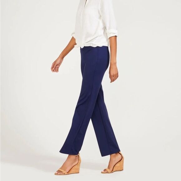 J. McLaughlin Carmel Straight Leg Pant - Winter Navy - Picture 1 of 8